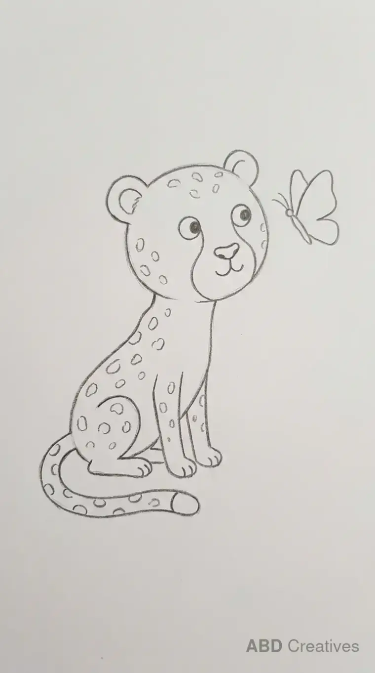 Cheetah drawing ideas
