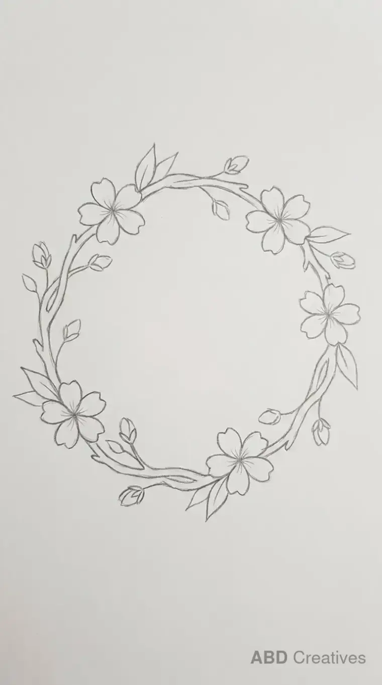 Cherry Blossom Wreath