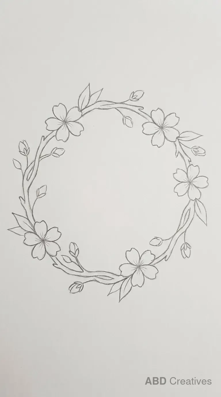 Cherry Blossom Wreath