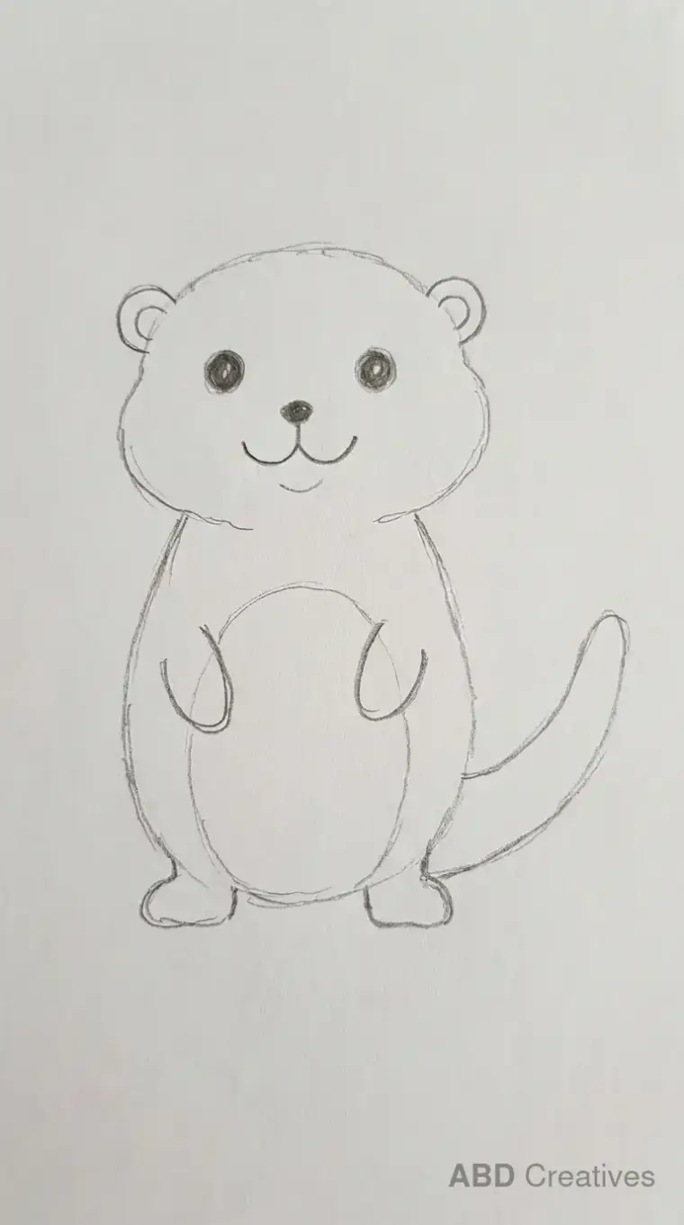 Otter drawing ideas
