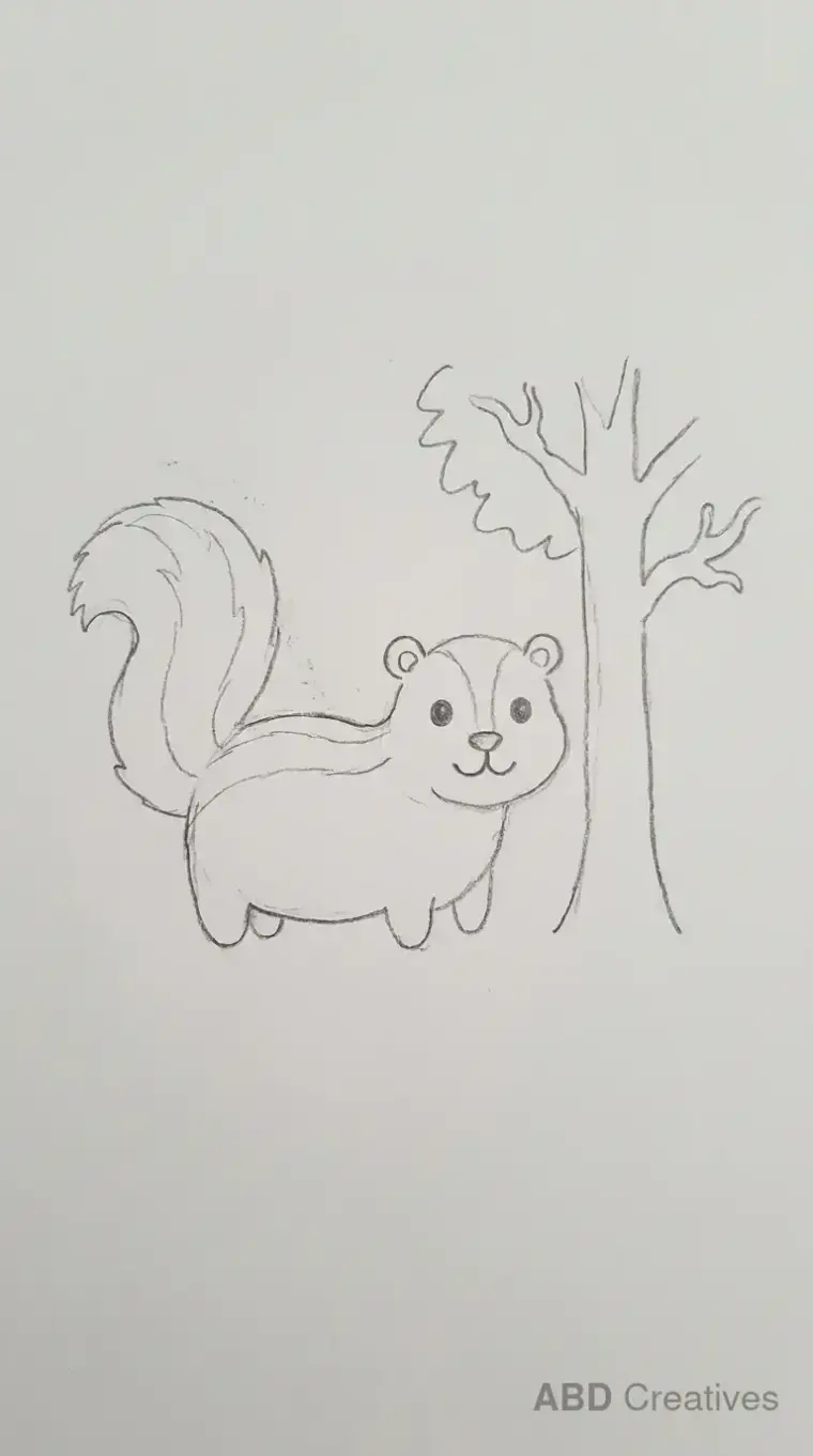 Skunk drawing ideas