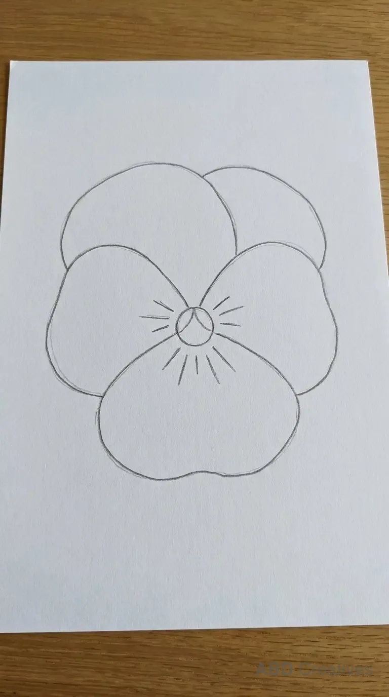 Classic Single Pansy Face