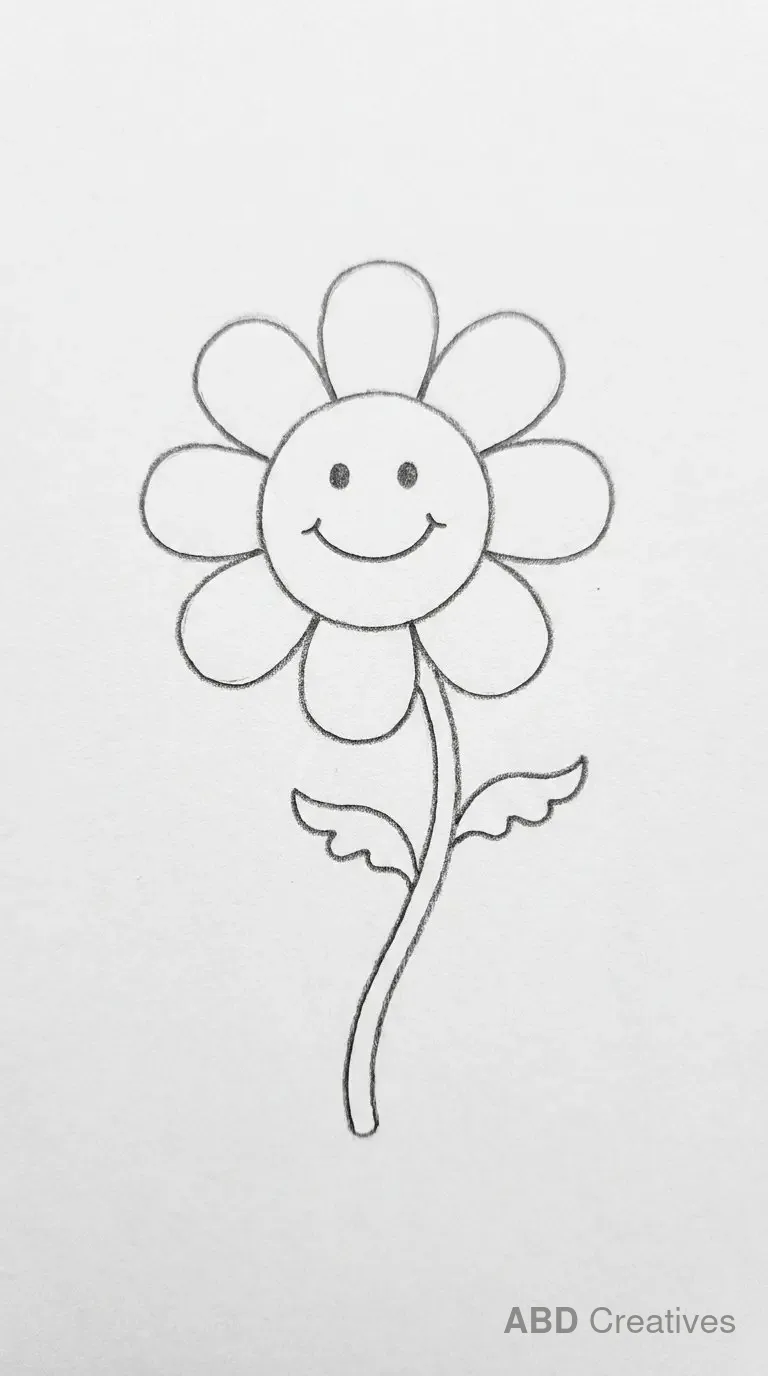 Cute Smiling Daisy