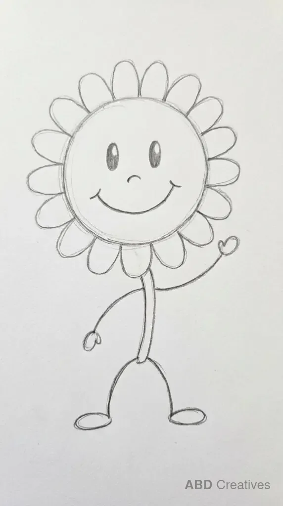 Cartoon Daisy Character