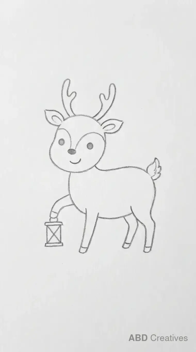 Deer Carrying a Lantern