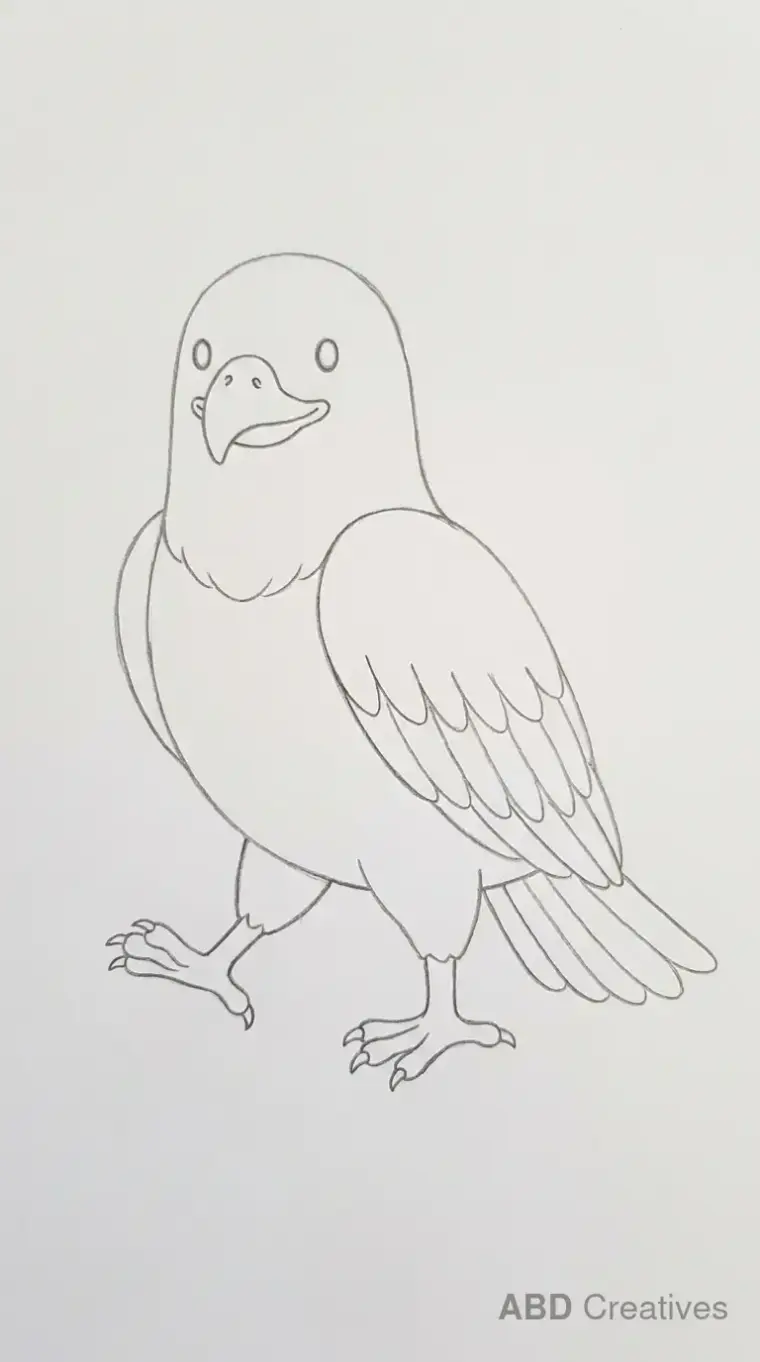 Eagle Walking