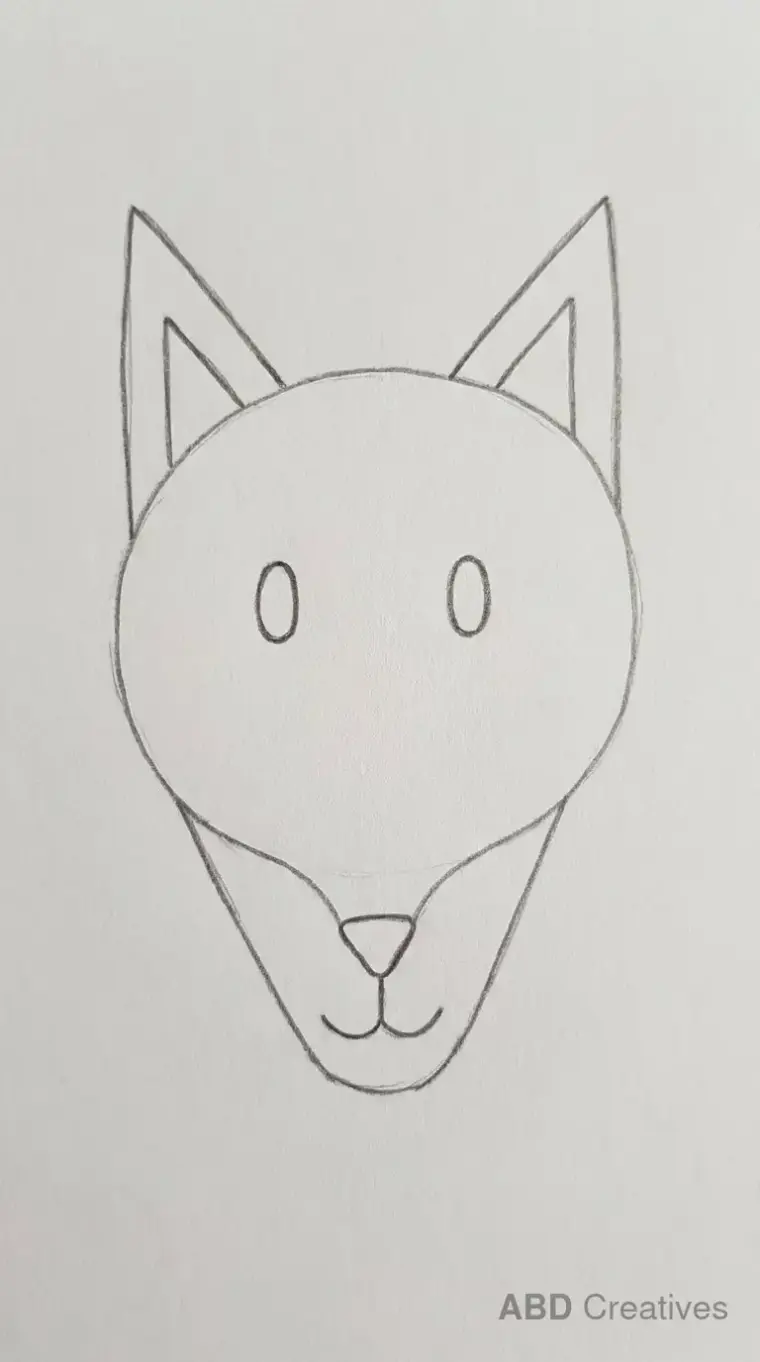 Simple Fox Face Close Up