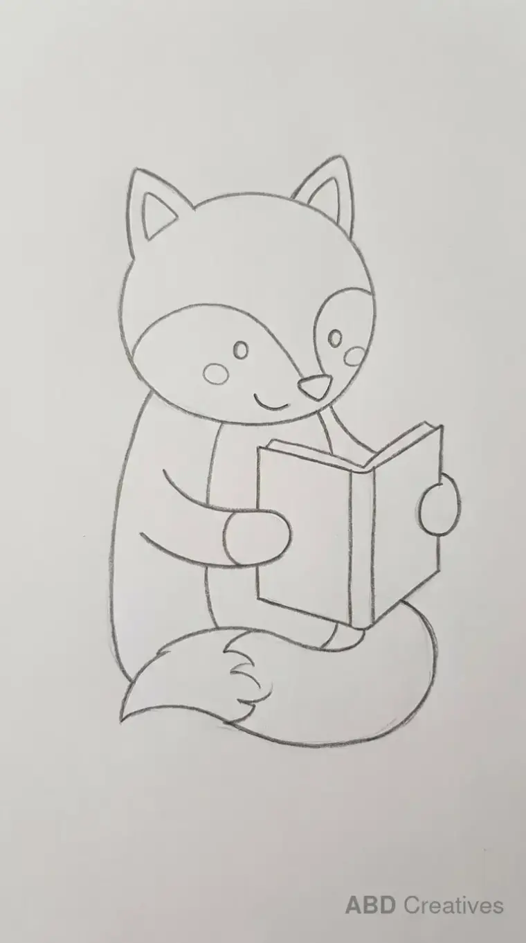 Fox Reading a Book