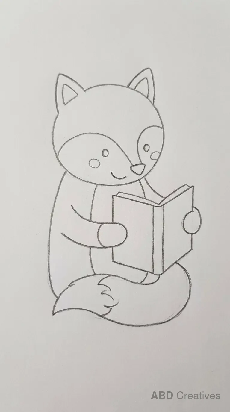 Fox Reading a Book
