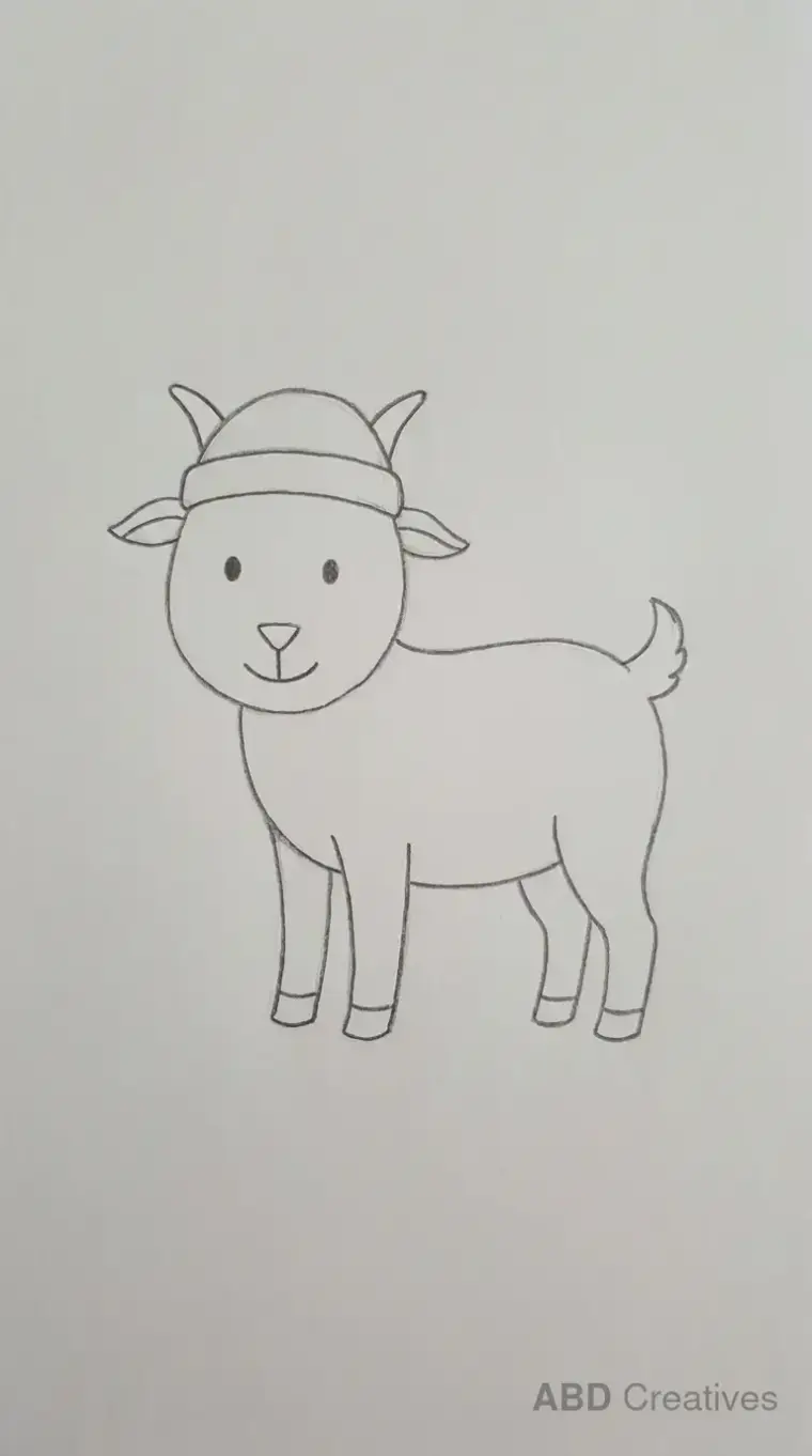 Goat Wearing a Hat