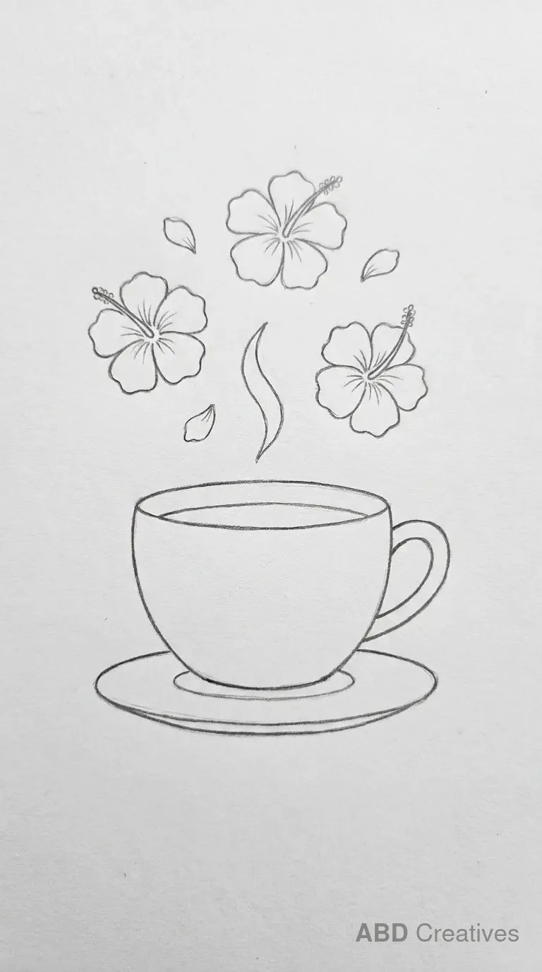 Hibiscus Tea Cup
