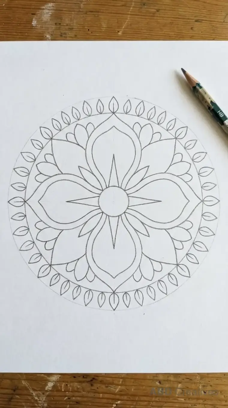 Iris Flower Mandala