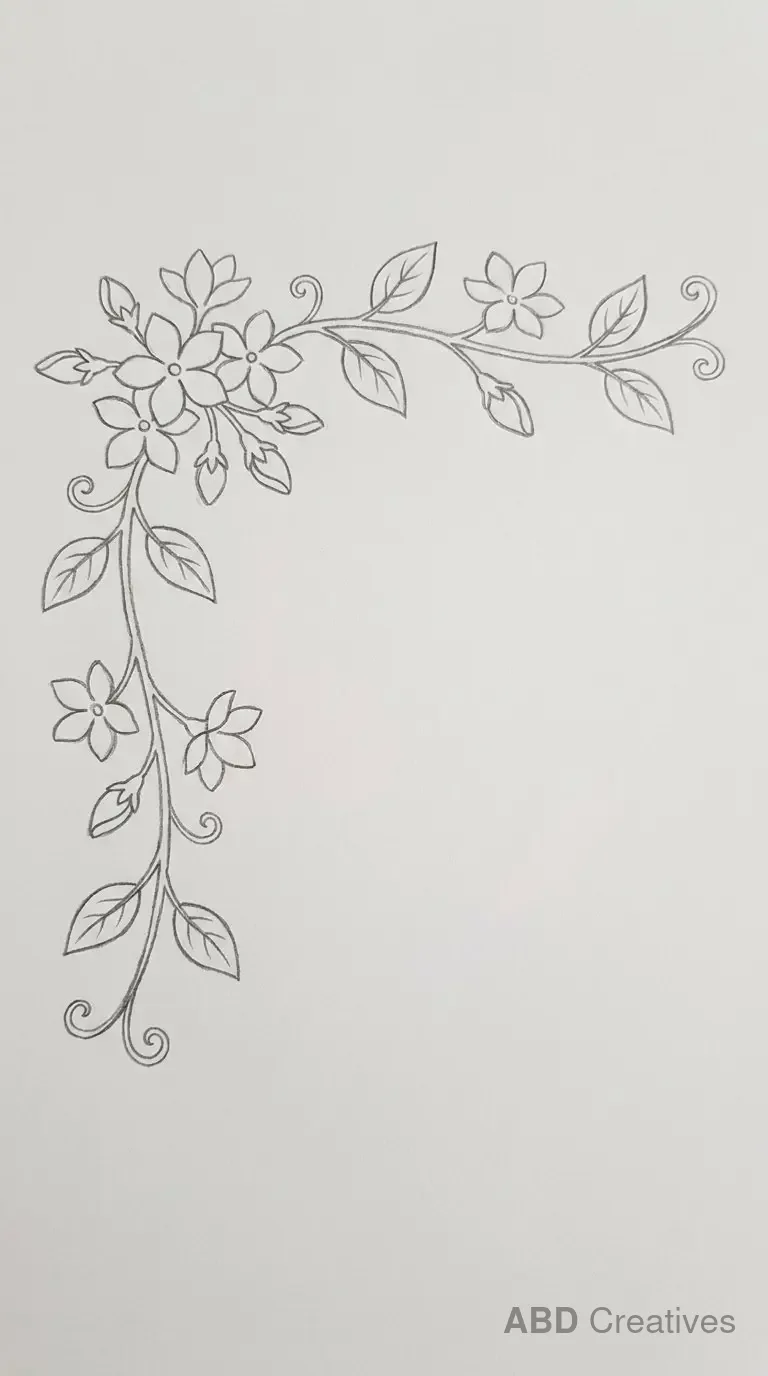 Jasmine Corner Border