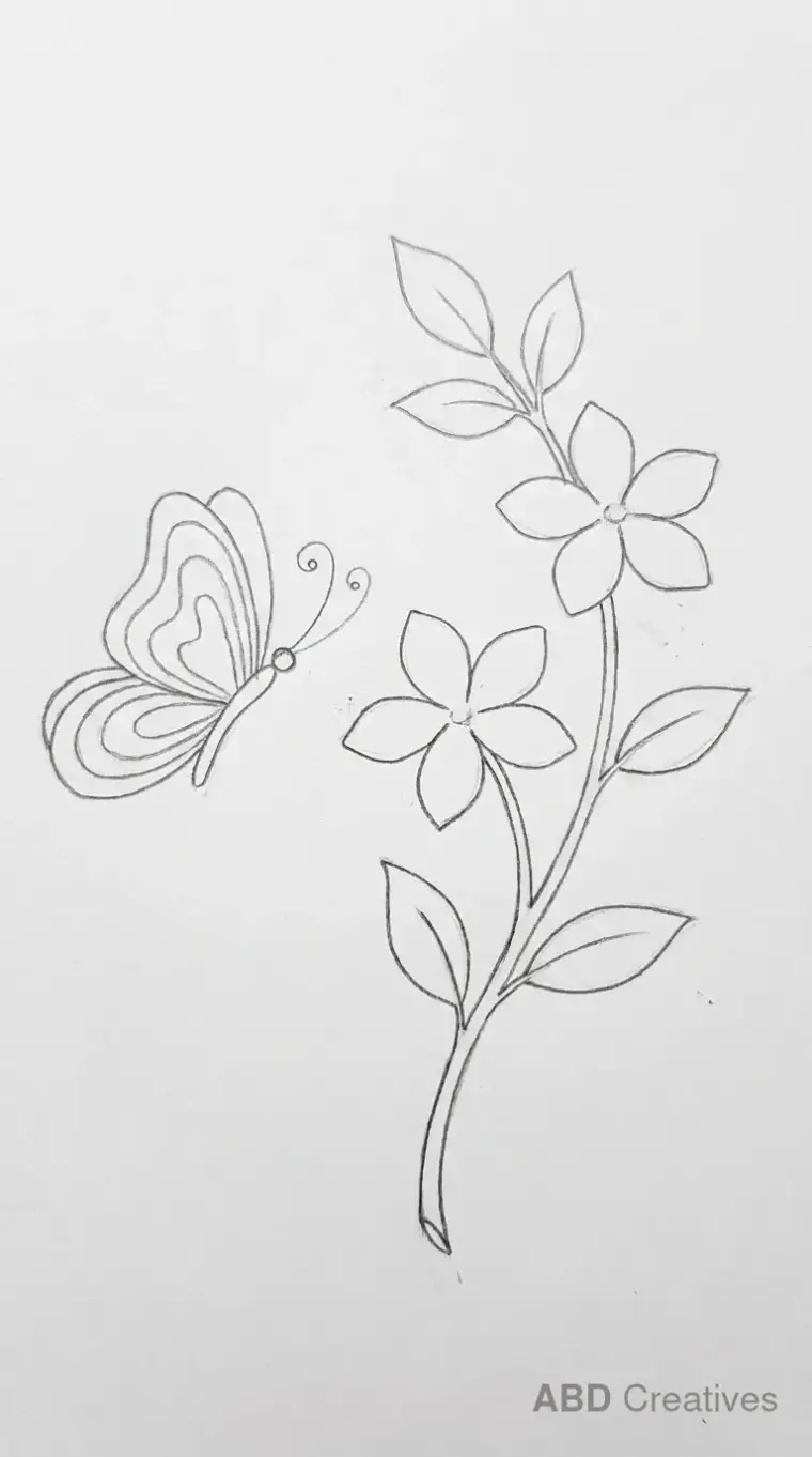 Jasmine with a Butterfly
