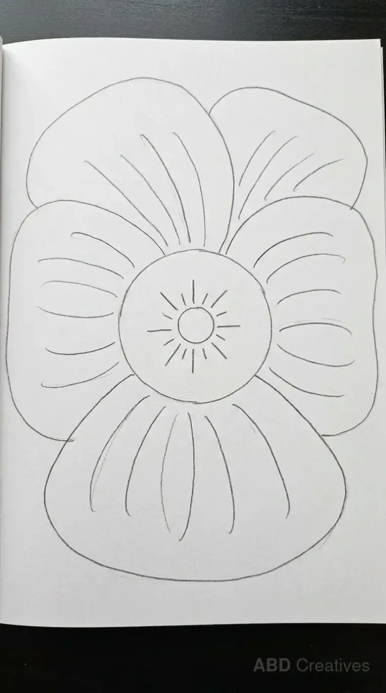 Large Close Up Pansy Filling the Page