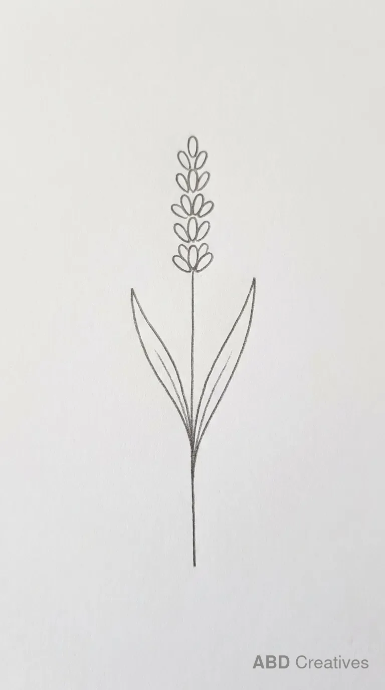 Easy Lavender Stem for Beginners