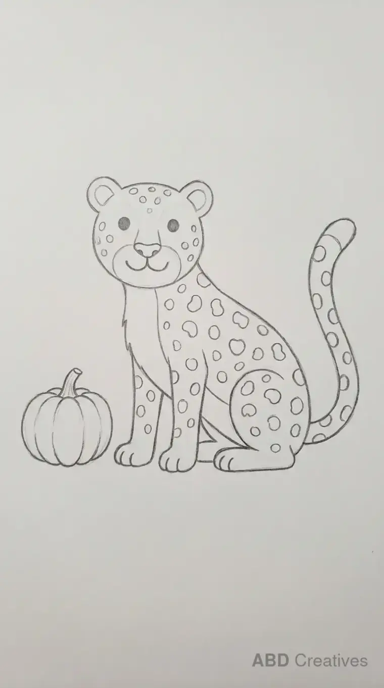 Leopard drawing ideas