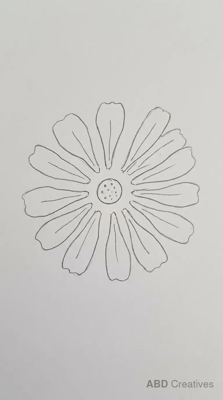 Loose Zinnia Petal Arrangement