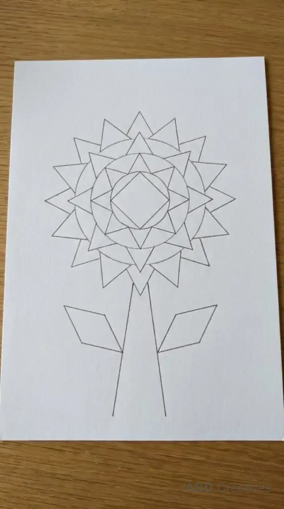 Geometric Lotus in Triangles