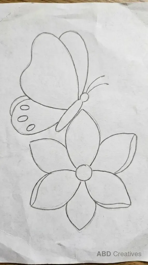 Magnolia with a Butterfly