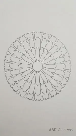 Marigold Mandala Pattern