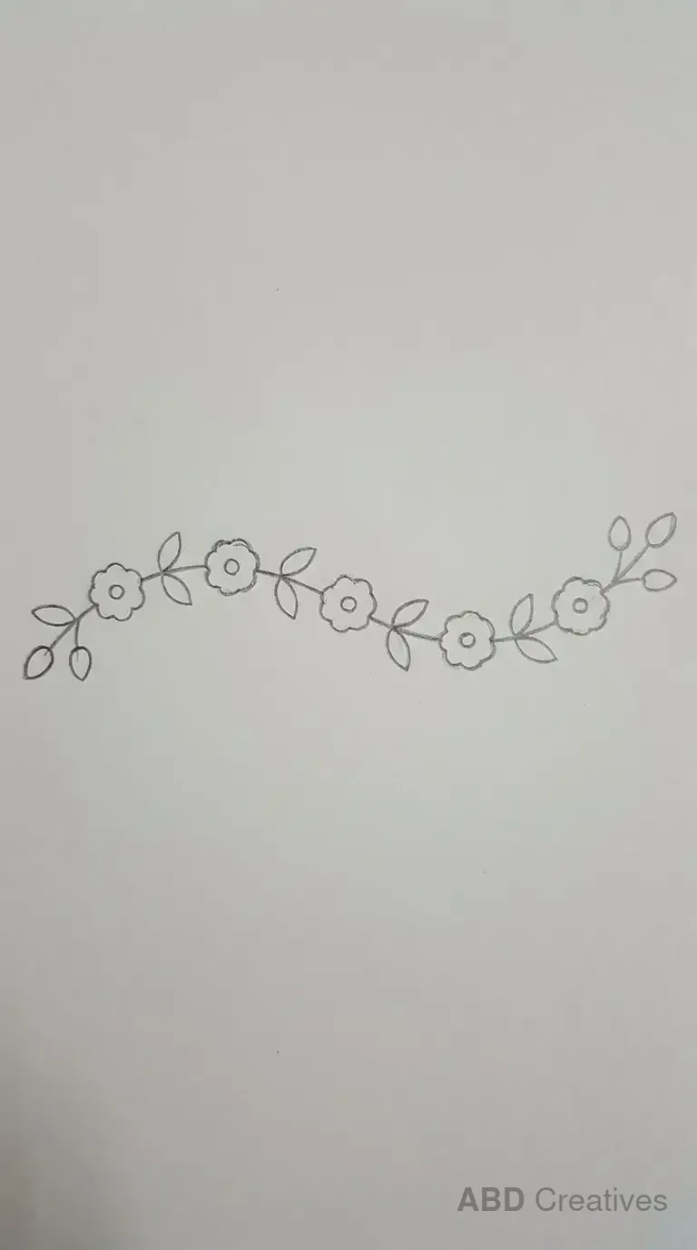 Curved Mogra Flower String