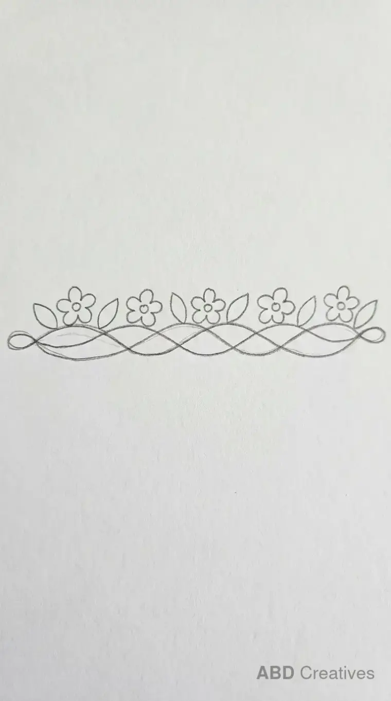 Straight Mogra Garland Strip