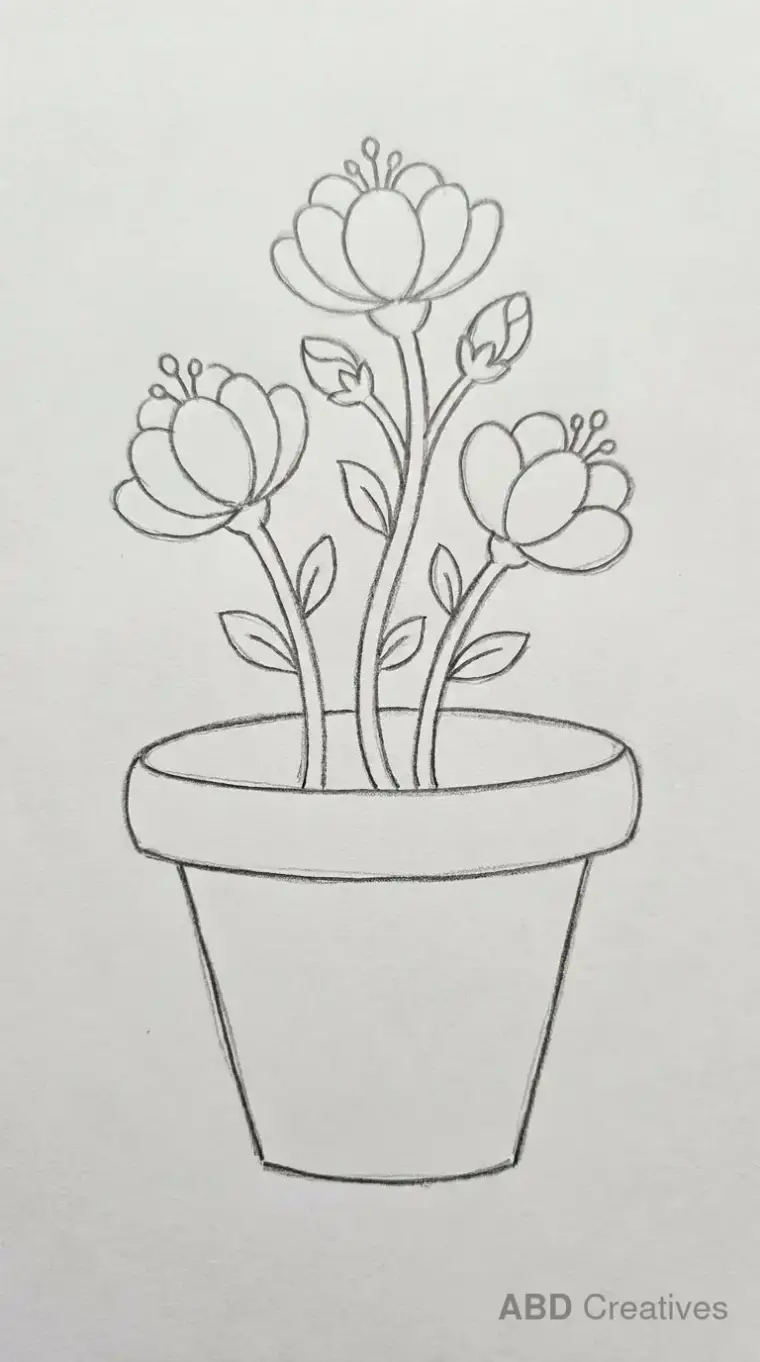 Mogra Plant in a Clay Pot