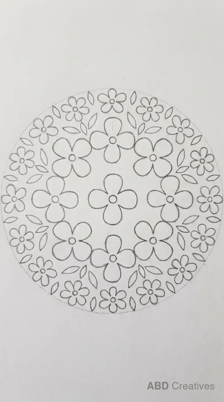 Mogra Flower Mandala