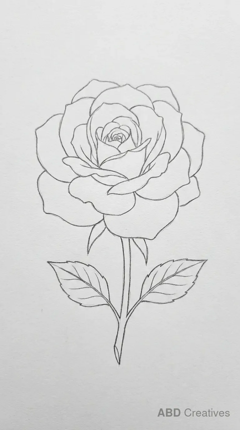 Fully Open Rose