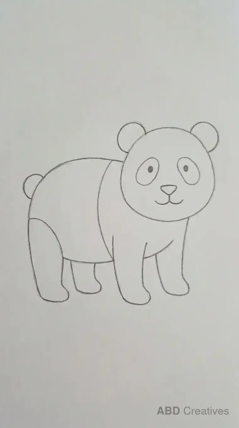 Simple Sitting Panda