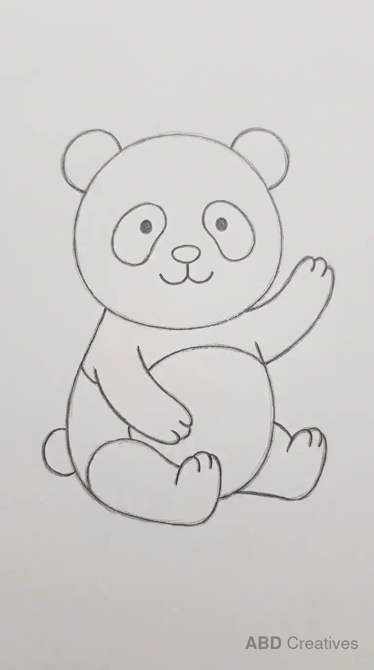 Panda Waving