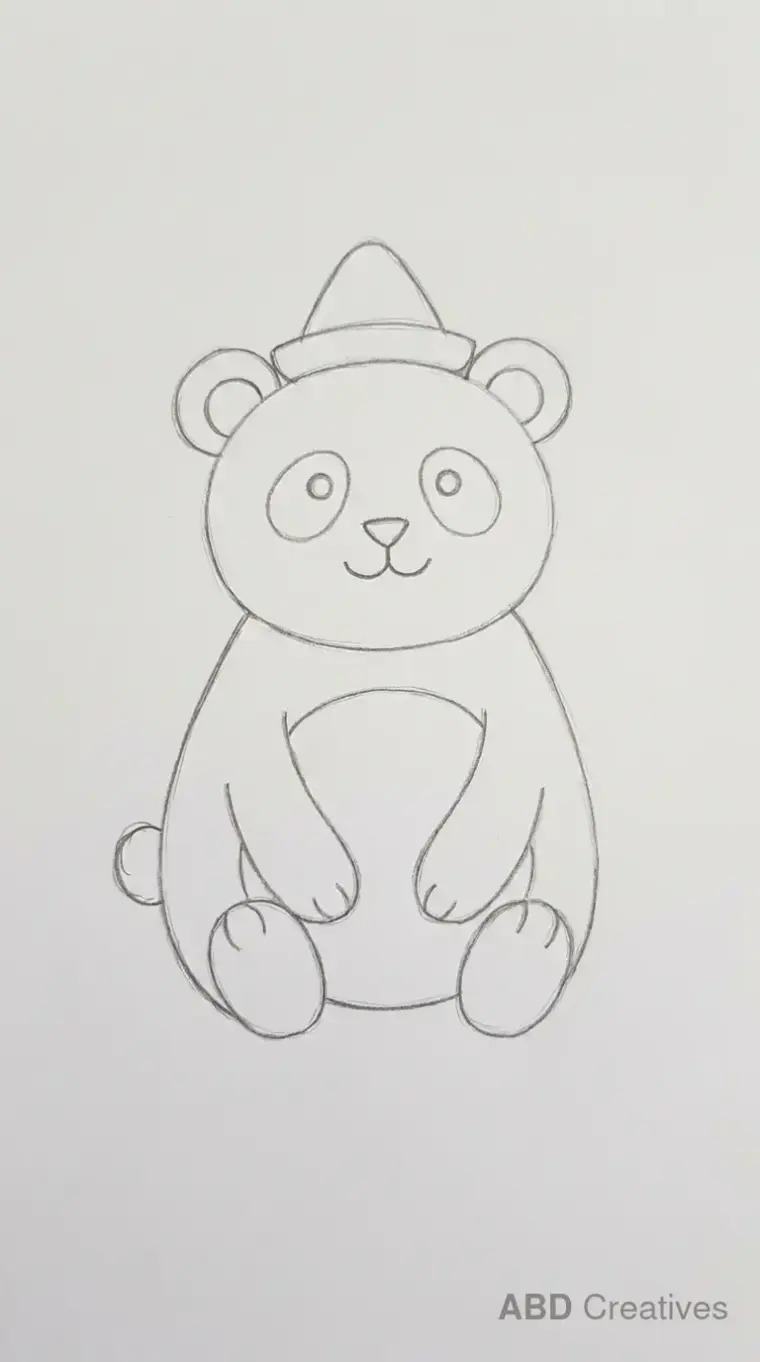 Panda Wearing a Bow
