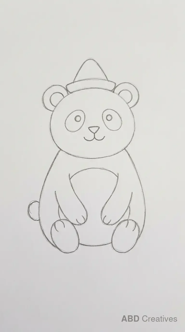 Panda Wearing a Bow