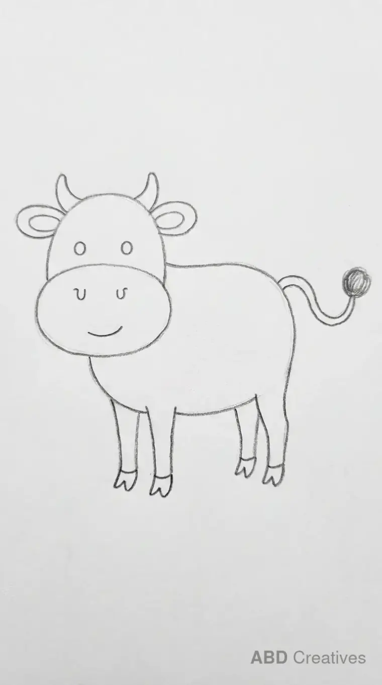 Cow with a Curly Tail