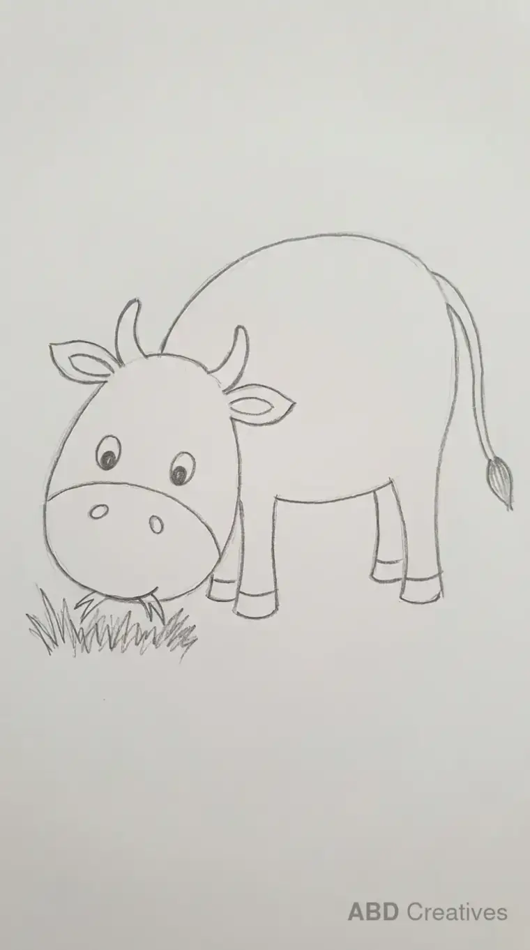 Cow Eating Grass