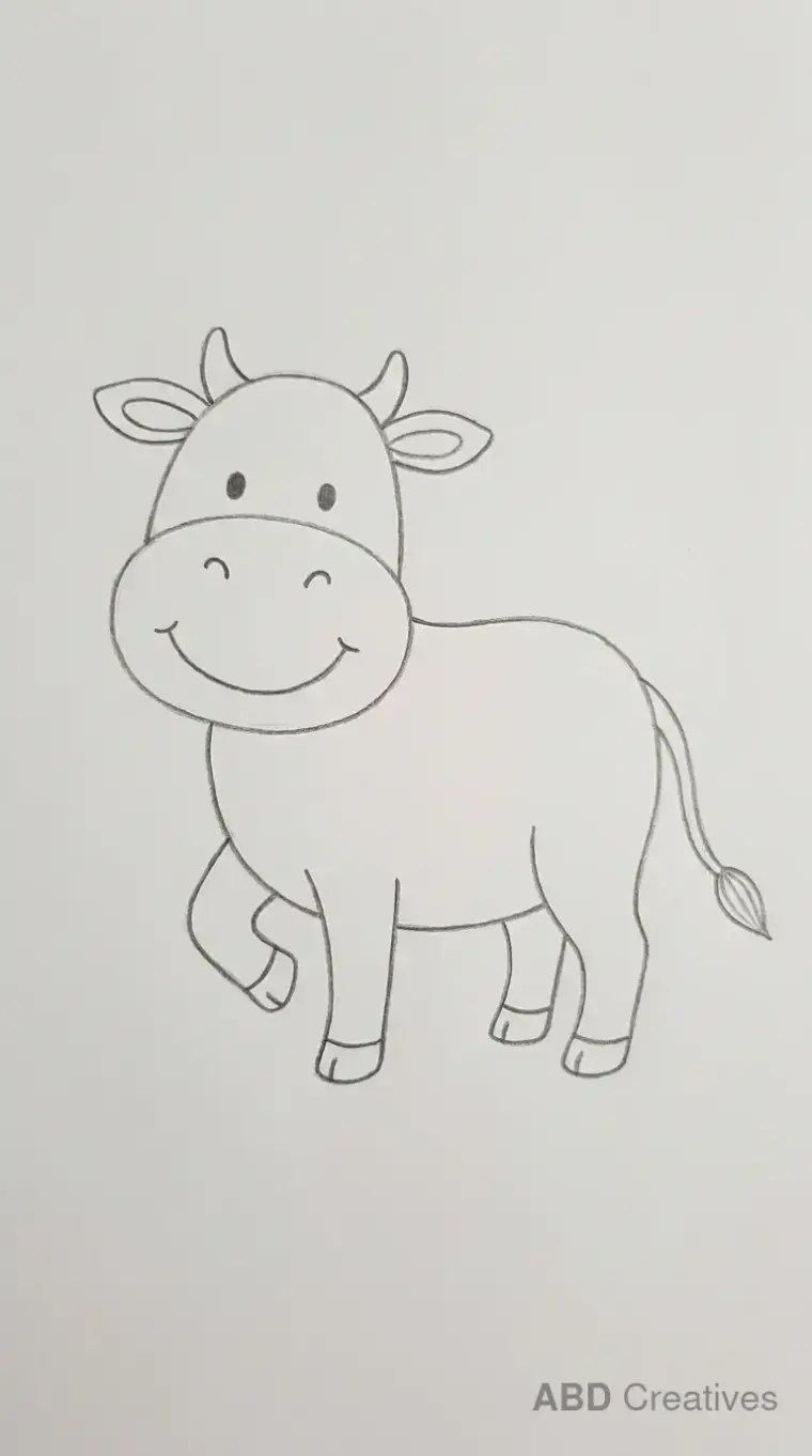 Cow Waving a Hoof