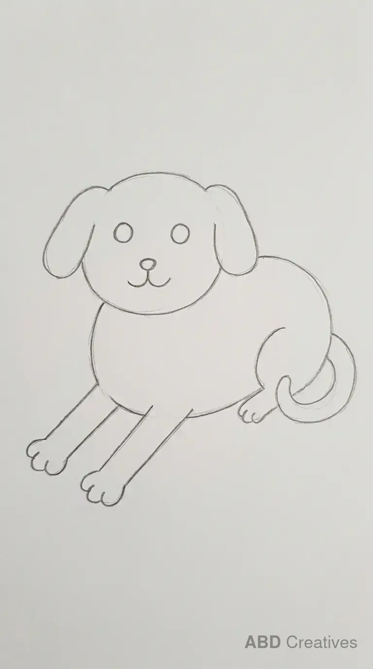 Dog Lying Down