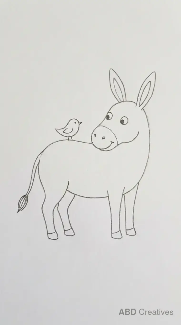 Donkey drawing ideas