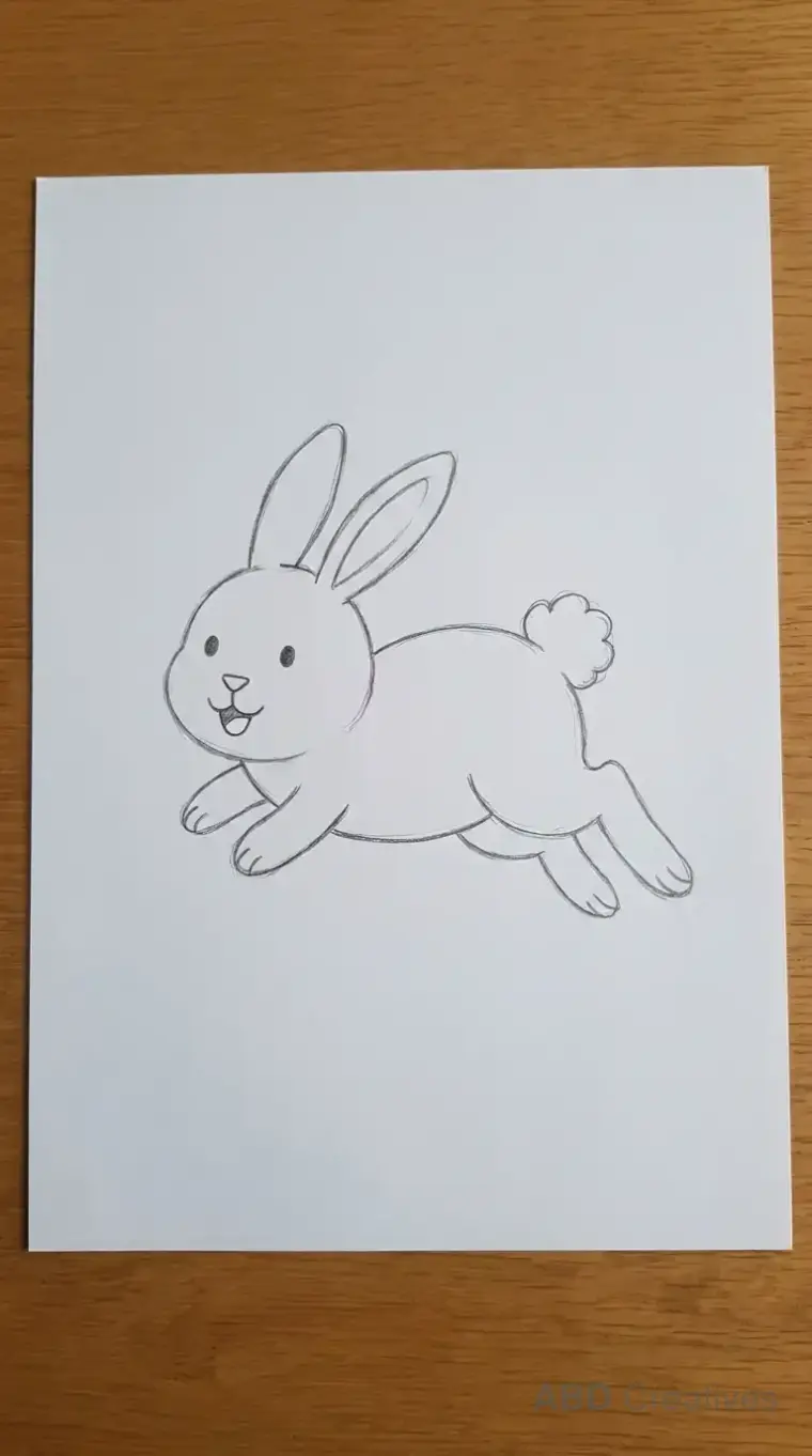 Hopping Bunny Side View