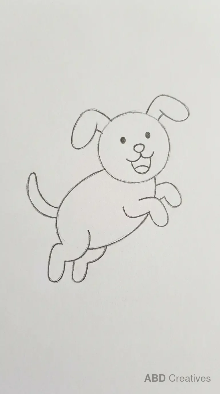 Dog Jumping in the Air