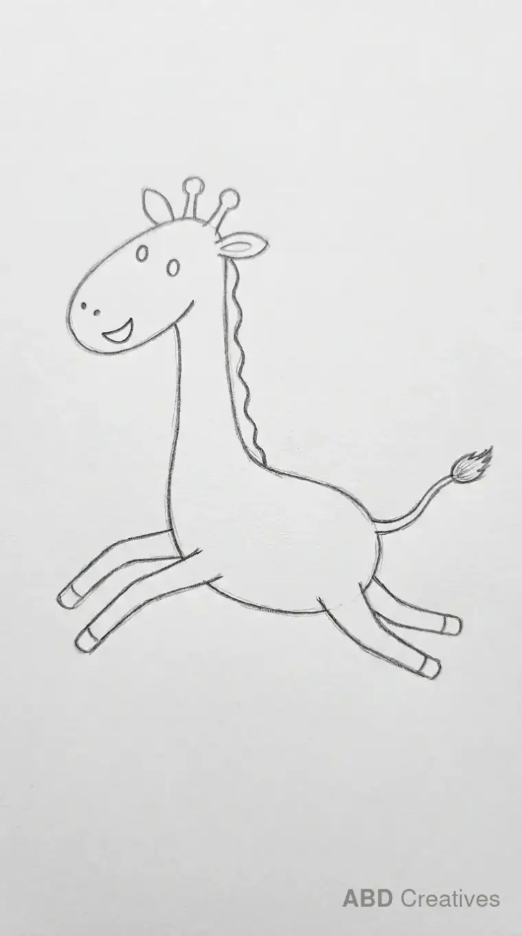Jumping Giraffe