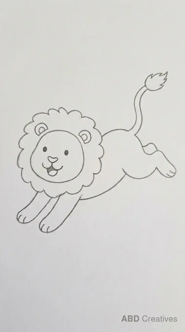 Jumping Lion