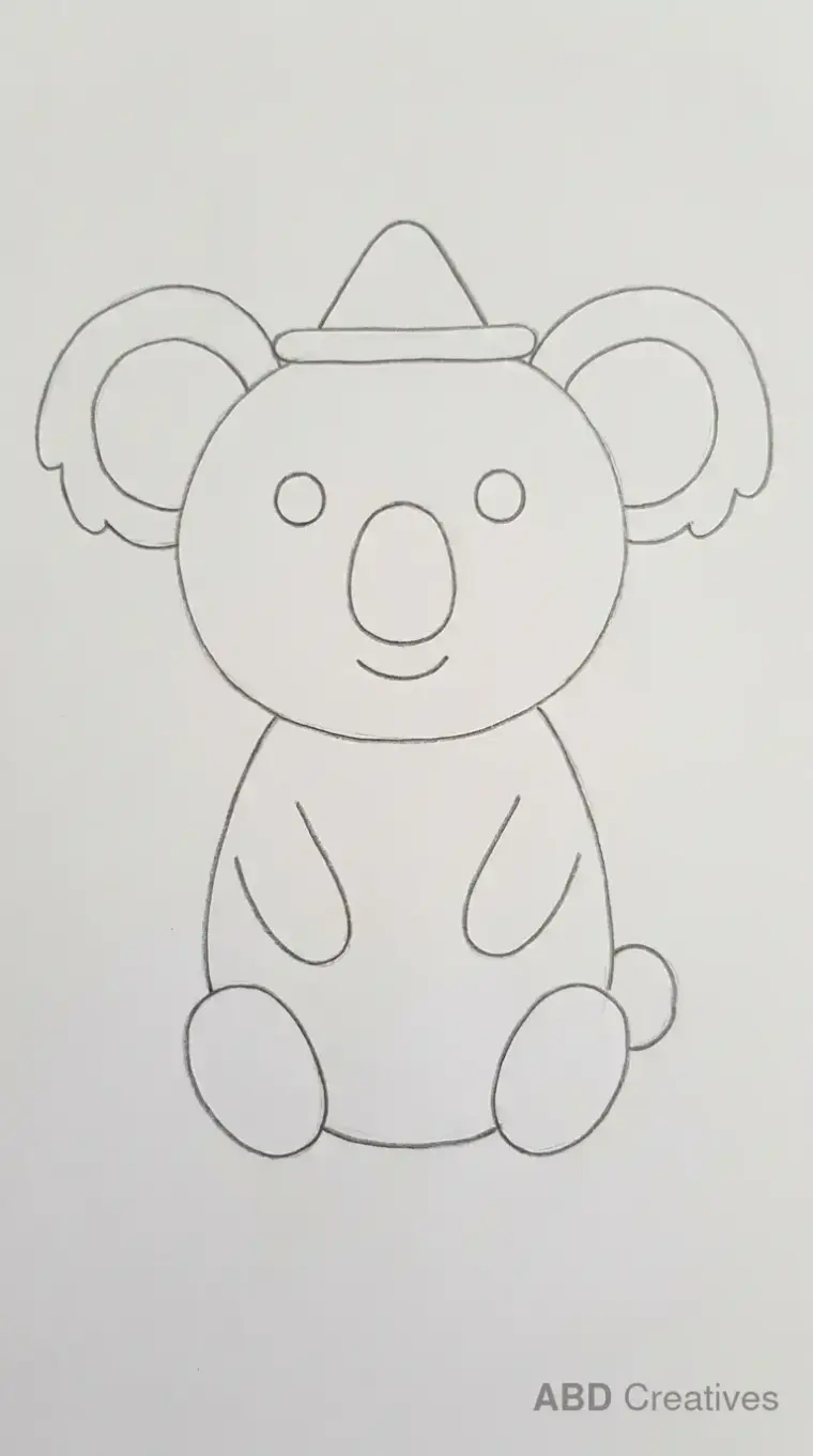 Koala Wearing a Hat