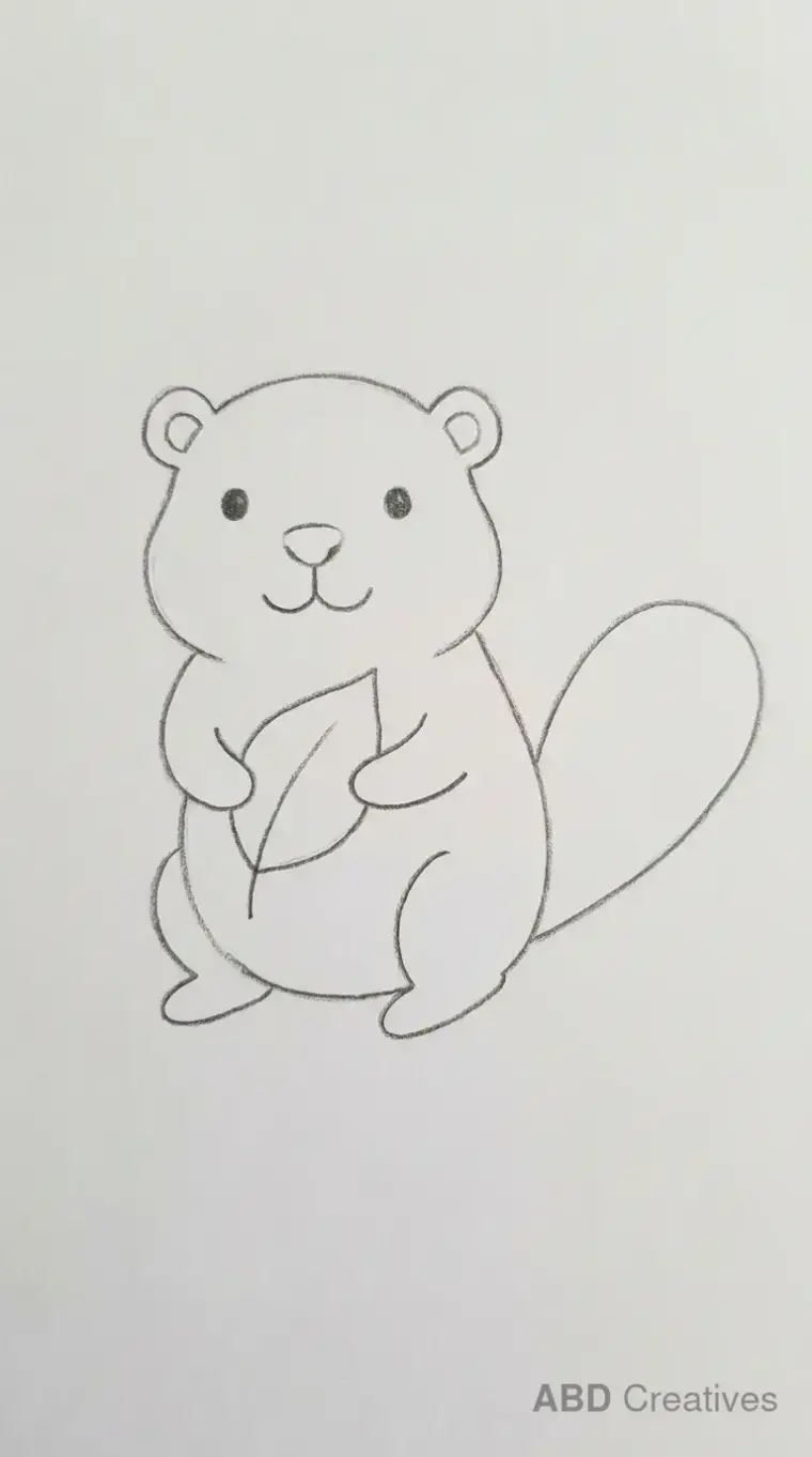 Beaver drawing ideas