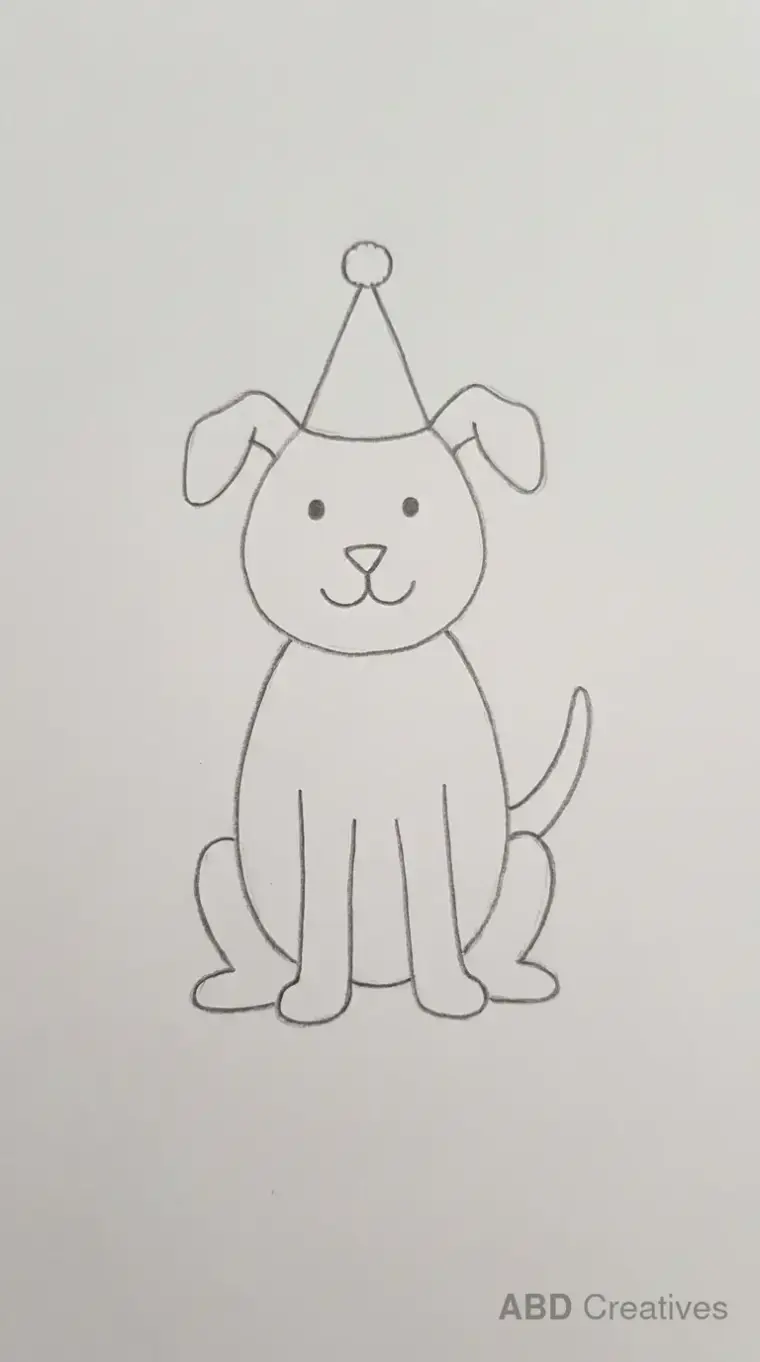 Dog in a Party Hat