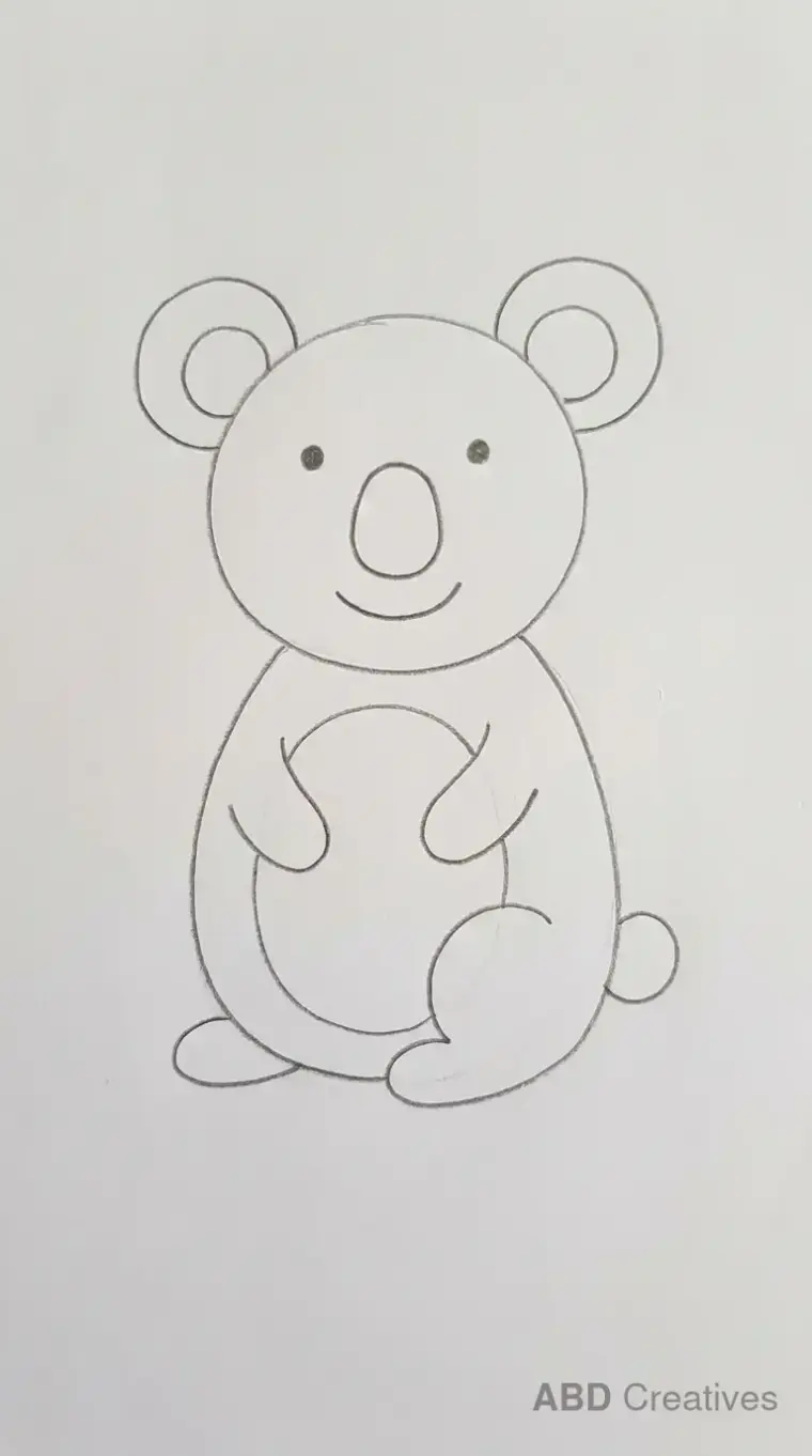 Simple Sitting Koala