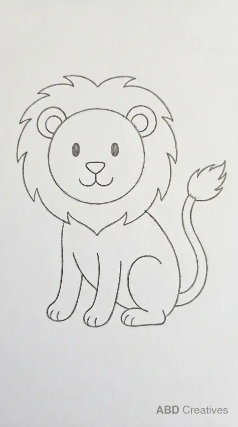 Easy Sitting Lion for Beginners