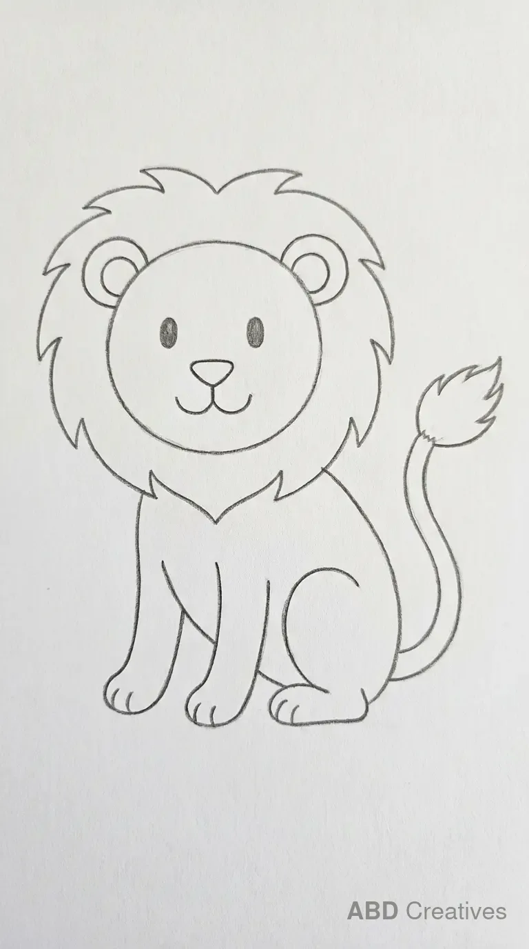 Easy Sitting Lion for Beginners