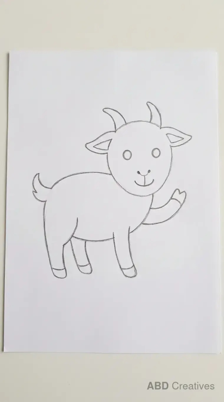 Goat Waving Hello